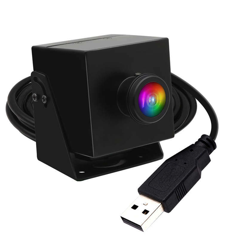 ELP 48MP High Resolution USB Camera 180 Degree Fisheye Lens with Small Box Case - Click Image to Close